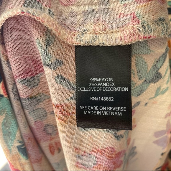 Torrid Mini Lenny Smocked Dress Multi Floral Womens Size 2X Cottagecore Boho NWT - Picture 11 of 12